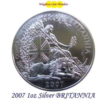 2007 1oz Silver BRITANNIA